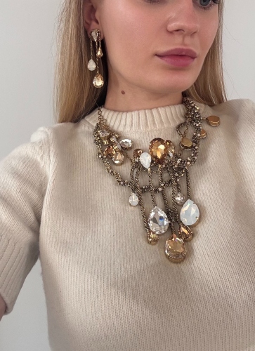 Фото Колье "Хромосомы" Claudio Canzian CC00205594 beige