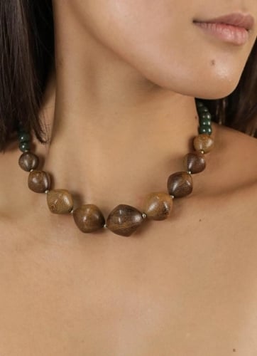 Фото Колье Permanents Aventurine Nature Bijoux 15-43442