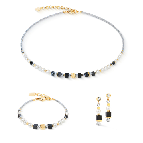 Фото Колье Black-White Coeur de Lion 4314/10-1314