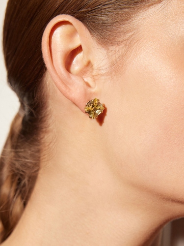 Фото Серьги пусеты VIVIENNE Fiore di Firenze OR1606 GIALLO PICCOLO