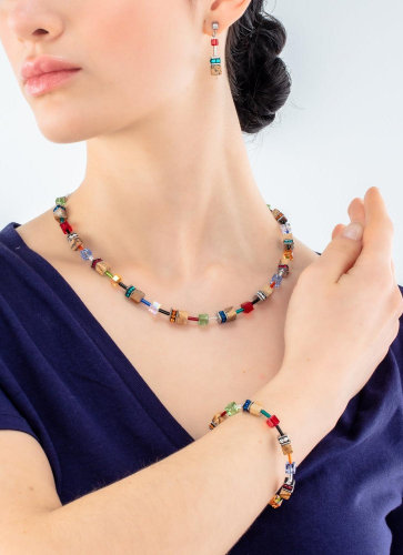 Фото Колье Multicolour Brown Coeur de Lion 3018/10-1511