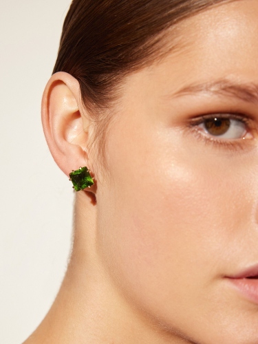 Фото Серьги пусеты VIVIENNE Fiore di Firenze OR1606 PERIDOTO PICCOLO
