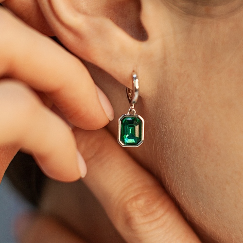 Фото Серьги EMERALD Fiore Luna Classic Fiore Luna ACE29031-04