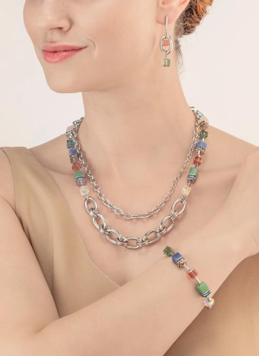 Фото Колье Multicolor Gemstone Coeur de Lion 4520/10-1561