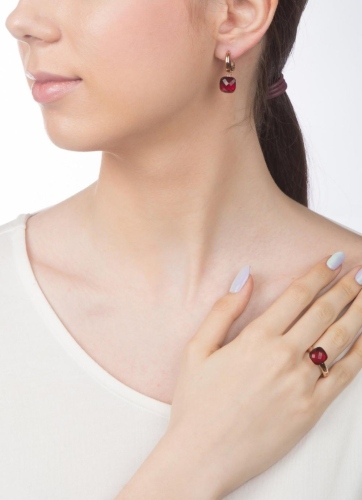 Фото Кольцо Firenze ruby 18.5 мм Qudo 610216 R/RG
