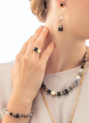 Фото Серьги Black-Gold Coeur de Lion 3039/21-1316