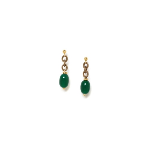 Фото Серьги Agata verde Nature Bijoux NB24.1-12CP79060