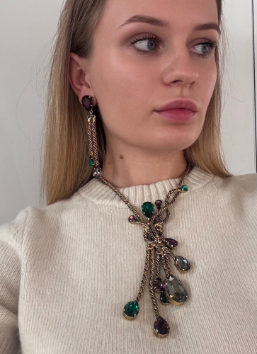 Фото Колье "Хромосомы" Claudio Canzian CC00205212 green