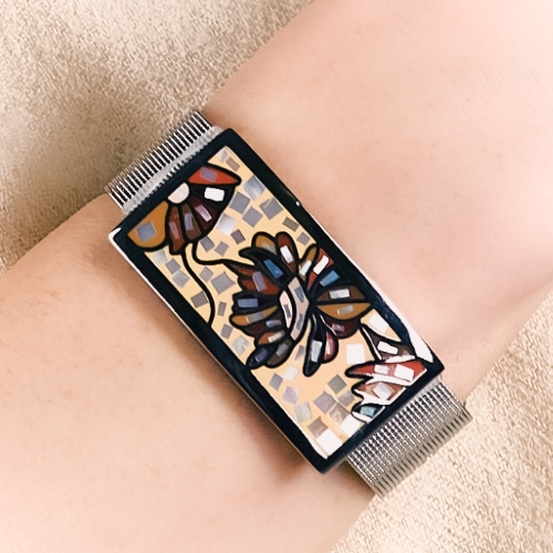 Браслет на металлическом ремешке Fiore Luna CB13600-27