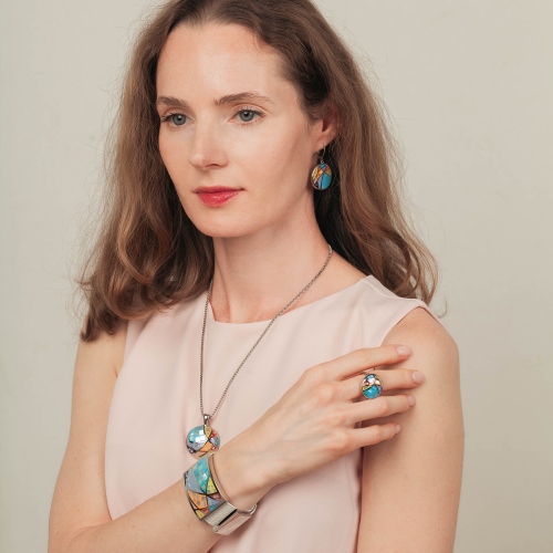 Серьги Fiore Luna AE01156-5 M/S