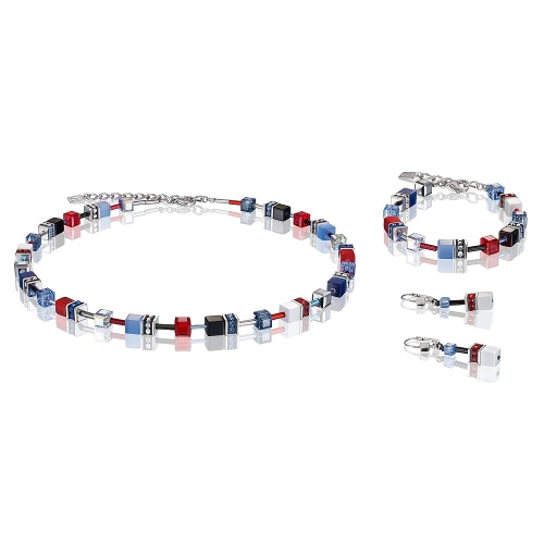 Фото Серьги Blue-Red Coeur de Lion 2838/20-0703