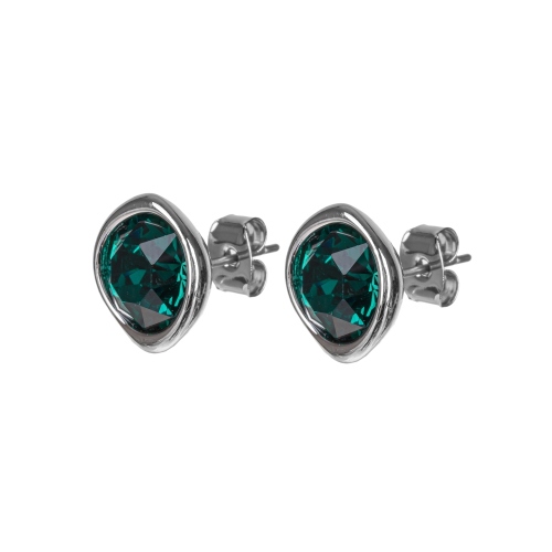 Фото Пусеты Emerald Fiore Luna Classic Fiore Luna A1909.18 G/S
