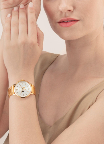 Часы Unisex Sunray Frosted Gold Coeur de Lion 7642/73-1614