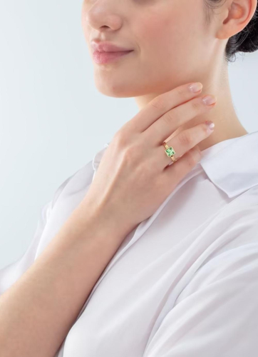 Фото Кольцо Green-Gold Coeur de Lion 0500/40-0516 54