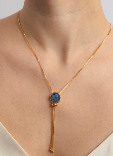 Фото Колье  pearl sodalite Possebon B1653.22 BL/G