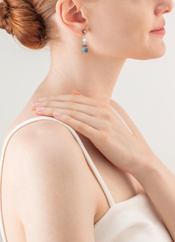 Фото Серьги Rose-Aqua Coeur de Lion 5090/21-1919
