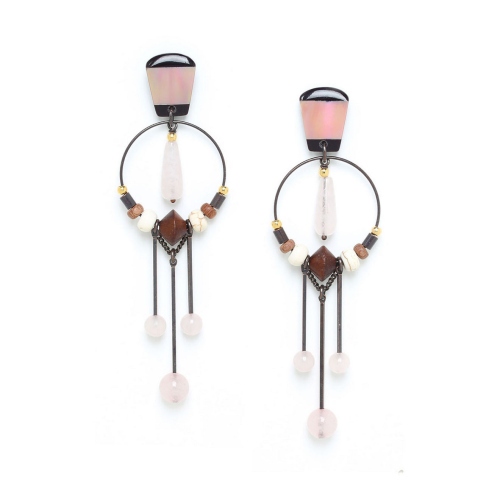 Фото Серьги Choco rose Nature Bijoux 12-77200