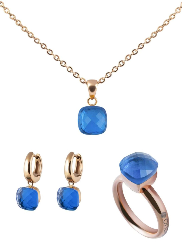 Фото Кольцо Firenze Qudo 612122 BL/RG