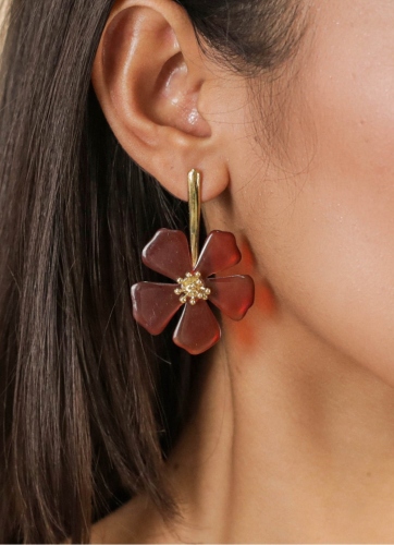 Фото Серьги Hibiscus Nature Bijoux NB25.1-12-79981
