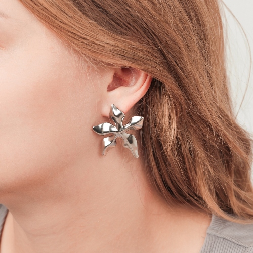 Серьги Цветок Fiore Luna AWE2712-S