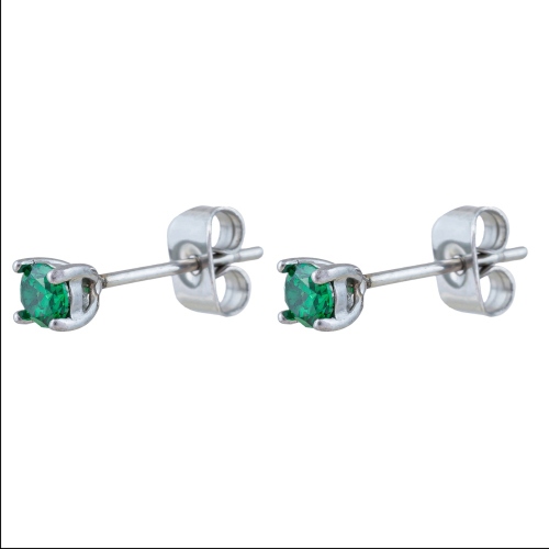 Фото Пусеты GREEN Art Deco Fiore Luna AE03187-8A G/S