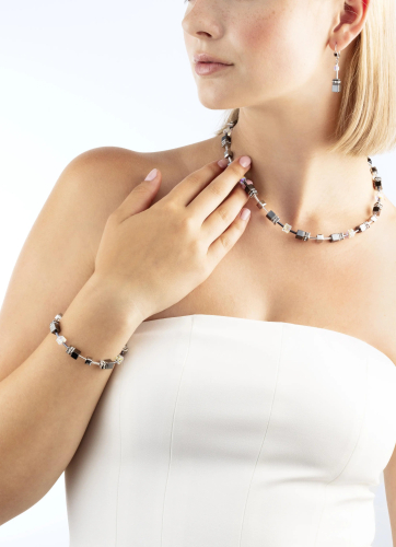 Фото Серьги Grey-Silver Coeur de Lion 4015/20-1217