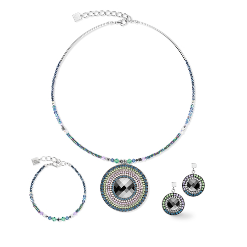 Фото Браслет Blue-Green-Lilac Coeur de Lion 5036/30-0754