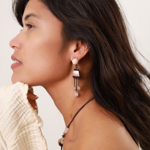 Фото Серьги Choco rose Nature Bijoux 12-77201