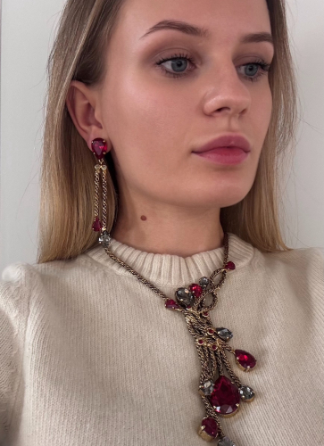 Фото Колье "Хромосомы" Claudio Canzian CC00205212 red