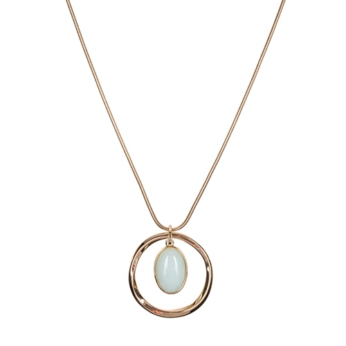 Фото Колье BLUE SKY AGATE Elegia Fiore Luna LN5143 BL/G