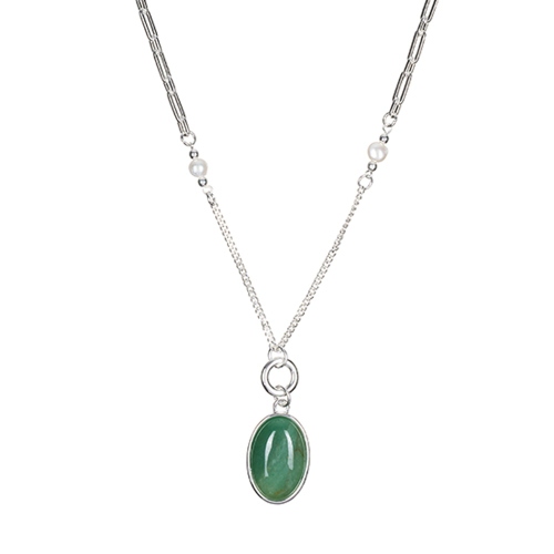 Фото Колье GREEN AVENTURINE Fiore Luna Classic Fiore Luna LN5155 G/S
