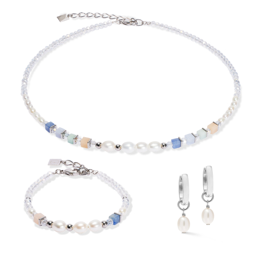 Фото Колье Cosmic Pearls soft silver Coeur de Lion 1135/10-1522