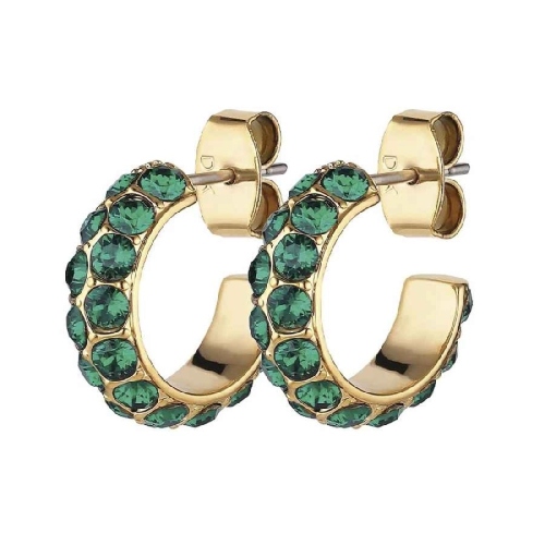 Фото Серьги HEIDI SG EMERALD GREEN Dyrberg Kern 360023