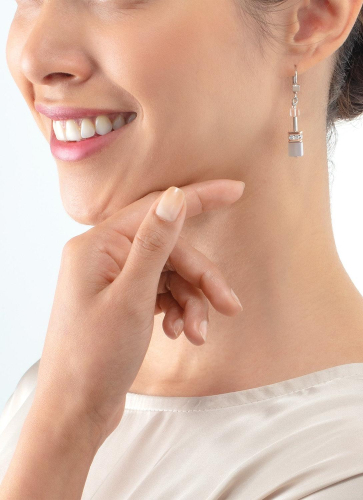 Фото Серьги Iconic Precious rose gold-peach Coeur de Lion 4017/20-0235