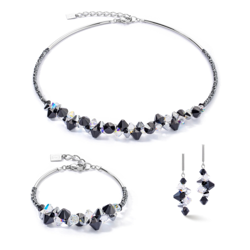 Фото Колье Black-Crystal Coeur de Lion 4640/10-1318