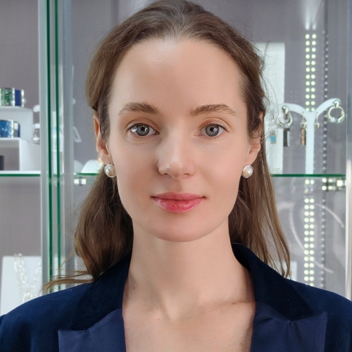 Серьги WHITE PEARL Fiore Luna ACE29685-02 S