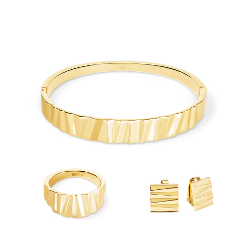 Фото Кольцо 16,5 Classic Wave Gold Coeur de Lion 0141/40-1600