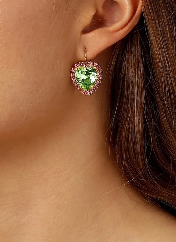 Фото Серьги FELICIA SG GREEN / ROSE Dyrberg Kern 420055