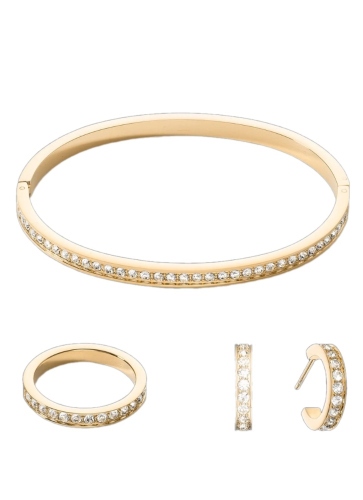 Кольцо Crystal-Gold Coeur de Lion 0127/40-1816 54