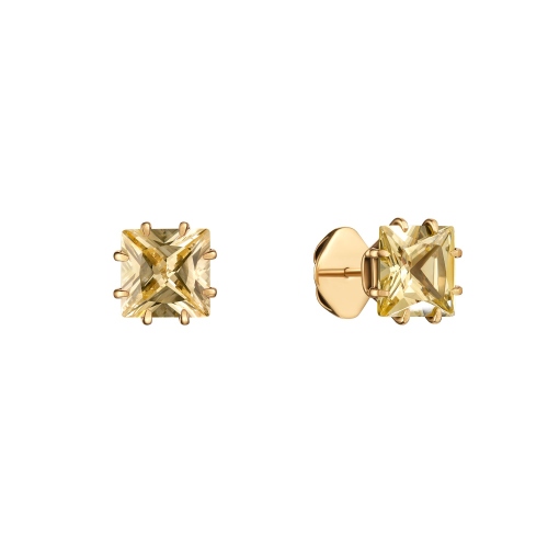 Фото Серьги пусеты VIVIENNE Fiore di Firenze OR1606 GIALLO PICCOLO