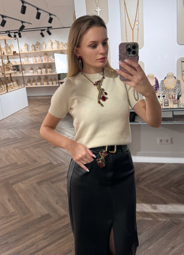 Фото Колье "Хромосомы" Claudio Canzian CC00205212 red