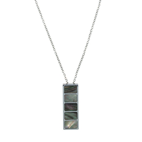 Фото Колье Пирамида SHELL Art Deco Fiore Luna BP02788-9 BW/S