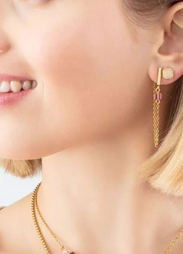 Фото Серьги Rose-Gold Coeur de Lion 1200/21-1916