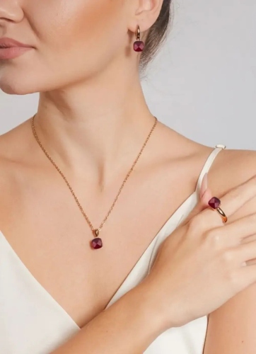 Фото Кольцо Firenze ruby 18 мм Qudo 610215 R/RG
