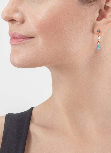 Фото Серьги Aqua-Lilac Coeur de Lion 6020/21-2026