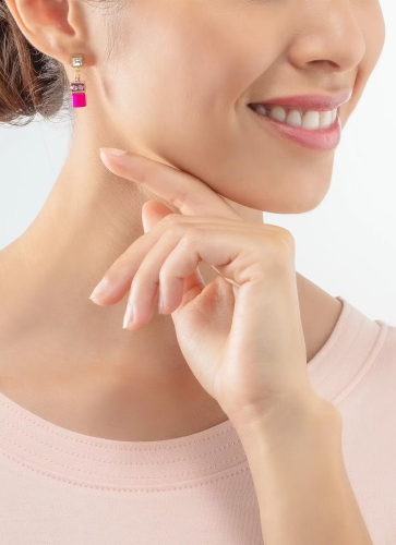 Фото Серьги Pink-Gold Coeur de Lion 3038/21-0416