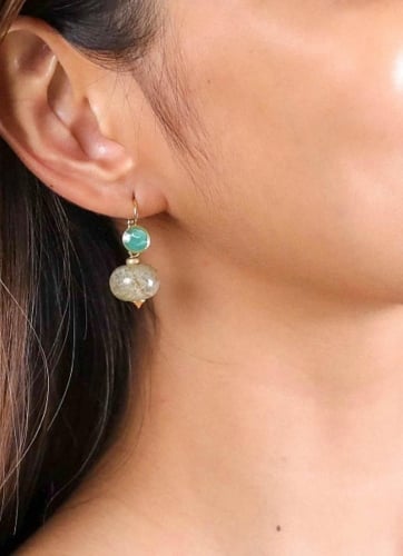 Фото Серьги Les Essentiels Pebbles Nature Bijoux 12-79754