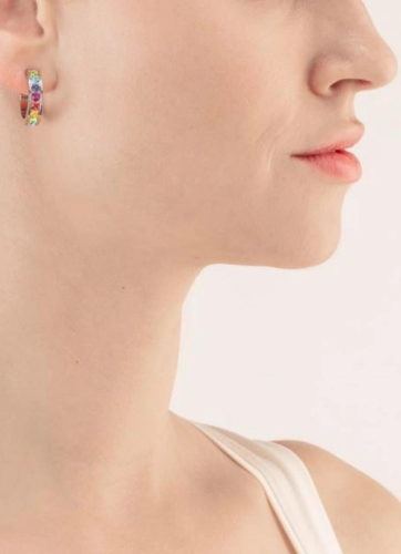 Фото Серьги Multicolour Silver Coeur de Lion 0131/21-1517