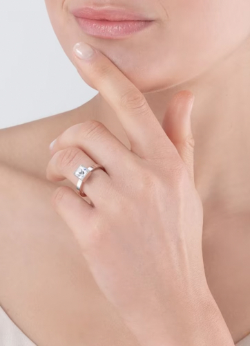 Фото Кольцо Crystal silver Coeur de Lion 0500/40-1817 58