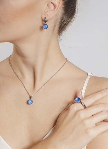 Фото Кольцо Firenze Qudo 611004 BL/S